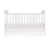 minnie mouse hearts cot bed front view