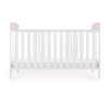 minnie mouse hearts cot bed front view low