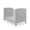 obaby grace cot bed warm grey