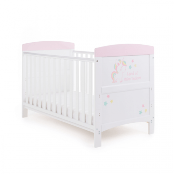 obaby grace inspire unicorn cot bed
