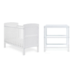 obaby grace mini 2 piece room set white