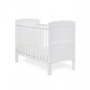 obaby grace mini cot bed white