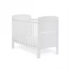 obaby grace mini cot bed white