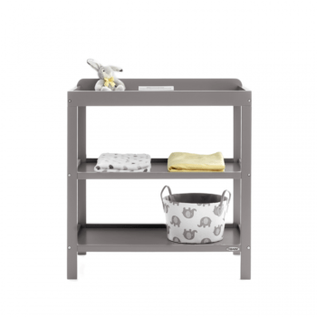 obaby open changing unit taupe grey