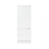 obaby single wardrobe white