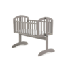 obaby sophie swinging crib taupe grey