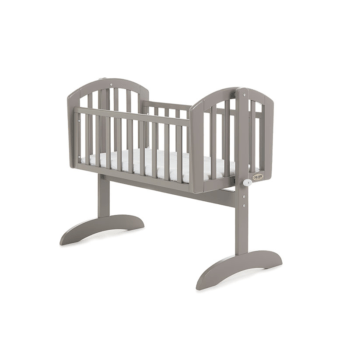 obaby sophie swinging crib taupe grey