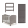 obaby whitby 3 piece set taupe grey