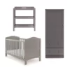 obaby whitby 3 piece set taupe grey