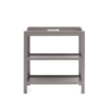 obaby whitby open changing unit taupe grey