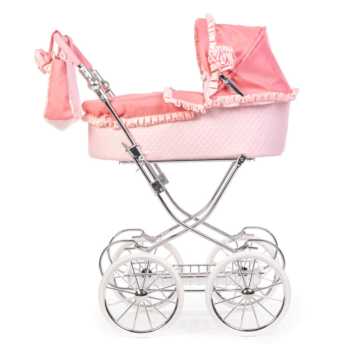 roma annie dolls pram pink