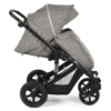 roma moda 2 in 1 travel system grey seat unit footmuff