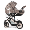 roma moda 2 in 1 travel system tweed rain cover carrycot