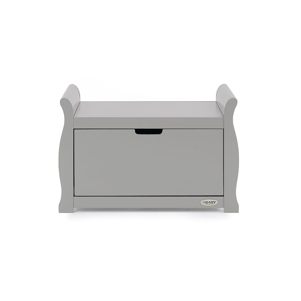 Photos - Kids Furniture Obaby Stamford Toy Box - Warm Grey bsr10101wg 