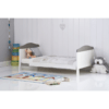 whitby toddler bed white with taupe grey nursery