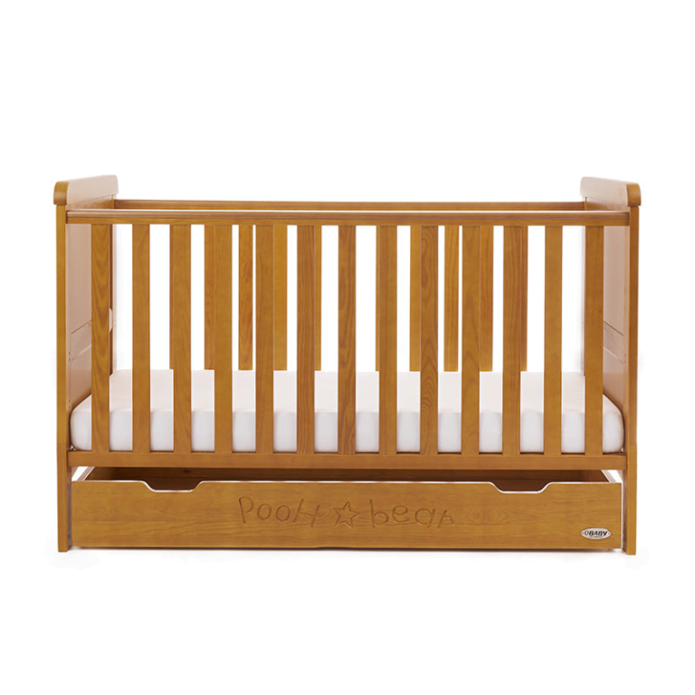 Obaby Disney Winnie the Pooh Deluxe Cot Bed Country Pine