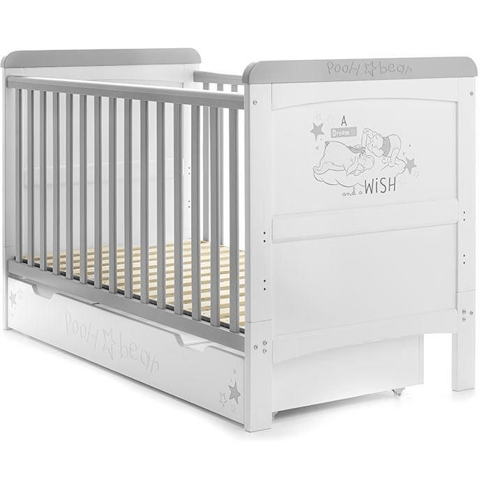 Dreams & Wishes Disney Winnie the Pooh Cot Bed and Under Drawer
