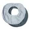 Bib ruffle- sea