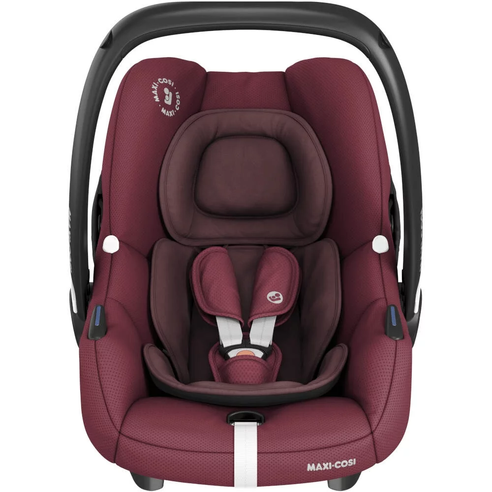 MaxiCosi Tinca iSize Car Seat and FamilyFix2 Base Essential Red