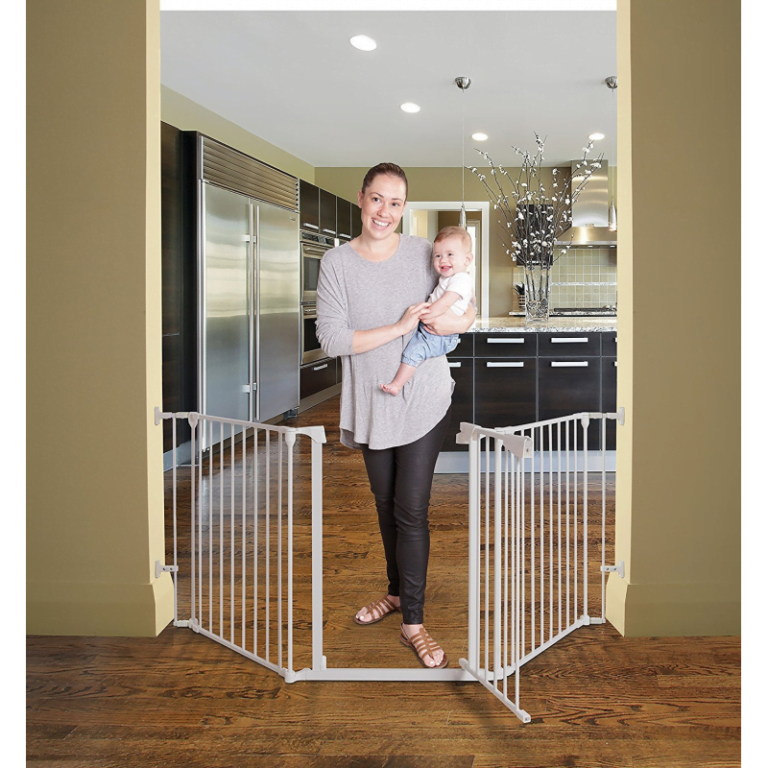 Dreambaby Newport Adapta 3 Panel Baby Gate/Room Divider White