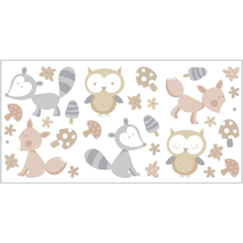 forest friends wall stickers 2
