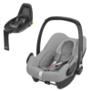 maxi cosi rock i-size car seat nomad grey and familyfix2
