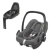 maxi cosi rock i-size car seat sparkling grey and familyfix2