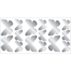 silver butterflies wall stickers