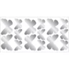 silver butterflies wall stickers