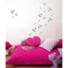 silver hearts wall stickers lifestyle