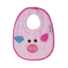 zoocchini terry feeding bib - pink