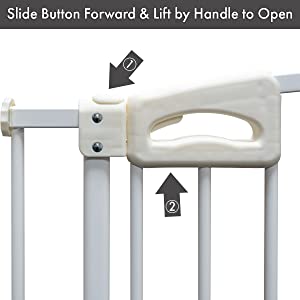 Carusi Narrow Baby Gate How to Operate