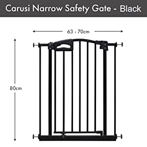 Carusi Narrow Baby Gate Dimensions
