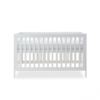 Ickle Bubba Grantham 3 Piece Set - Brushed White cot bed high