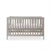 Ickle Bubba Grantham 3 Piece Set - Grey Oak cot bed middle