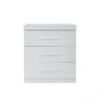 Ickle Bubba Grantham Mini 3 Piece Set - Brushed White chest of drawers