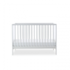 Ickle Bubba Grantham Mini 3 Piece Set - Brushed White cot bed side