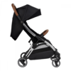 Ickle Bubba Gravity Auto Fold Stroller - Black seat up