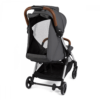 Ickle Bubba Gravity Auto Fold Stroller – Graphite Grey back window