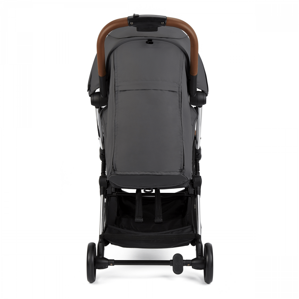 Ickle Bubba Gravity Auto Fold Stroller – Graphite Grey back