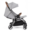 Ickle Bubba Gravity Auto Fold Stroller – Silver Grey seat down