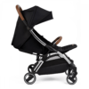 Ickle Bubba Gravity Max Auto Fold Stroller – Black side seat down