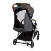 Ickle Bubba Gravity Max Auto Fold Stroller – Graphite Grey back window