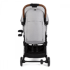 Ickle Bubba Gravity Max Auto Fold Stroller – Silver Grey back