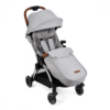 Ickle Bubba Gravity Max Auto Fold Stroller – Silver Grey footmuff