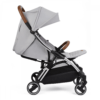 Ickle Bubba Gravity Max Auto Fold Stroller – Silver Grey side seat down
