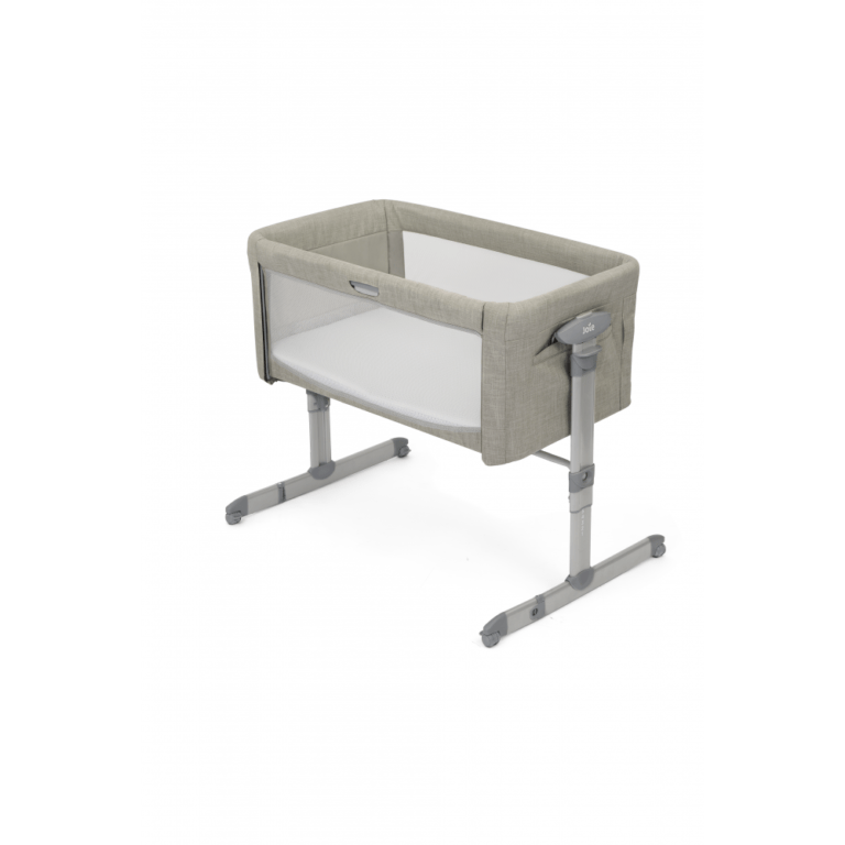 Joie Roomie Glide Side Sleeping Crib Almond Olivers Baby Care