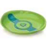 Munchkin White Hot Toddler Plates, Multi-Colour, Pack of 2 green