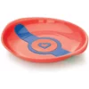 Munchkin White Hot Toddler Plates, Multi-Colour, Pack of 2 red