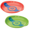 Munchkin White Hot Toddler Plates, Multi-Colour, Pack of 2 red green